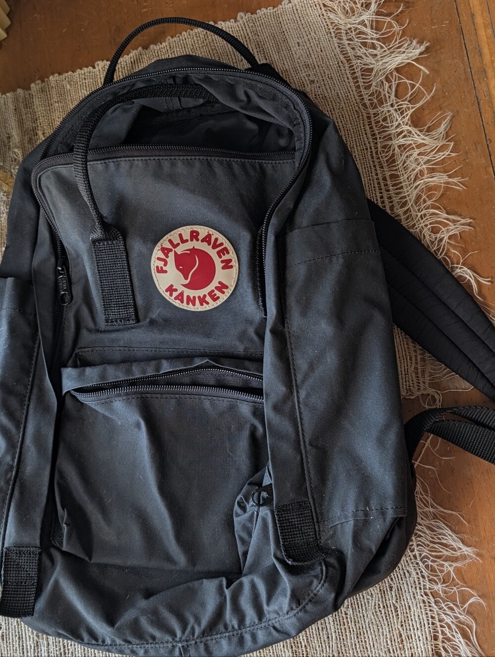 Fjallraven Kanken Everyday Outdoor Backpack in Black